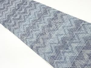 幾何学模様織出し全通袋帯